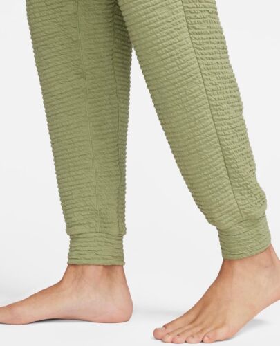 Men’s Nike Dri Fit Yoga Trousers - Green - Training Joggers - DV9885 386 - XXL - Picture 2 of 12