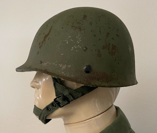 VIETNAM WAR (1967) US ARMY M1C AIRBORNE PARATROOPER HELMET LINER - Picture 3 of 19