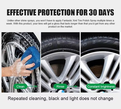Ogas TS765 Tire Shine Tire Spray High Quality Polish Gel Tire Shine - Picture 5 of 6