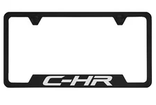 Toyota C-HR Black License Plate Frame