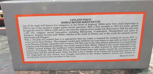 CORGI OOC LEYLAND PD2/12 RIBBLE MOTOR SERVICES LTD 97945 NEUWERTIG IN VERPACKUNG - Bild 6 von 6