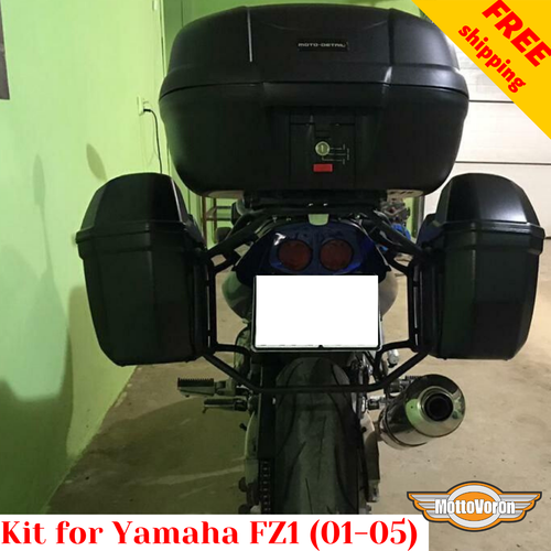 For Yamaha FZ1 Engine guard FZS 1000 Fazer Luggage rack system Kit 2001-2005 - Picture 11 of 12