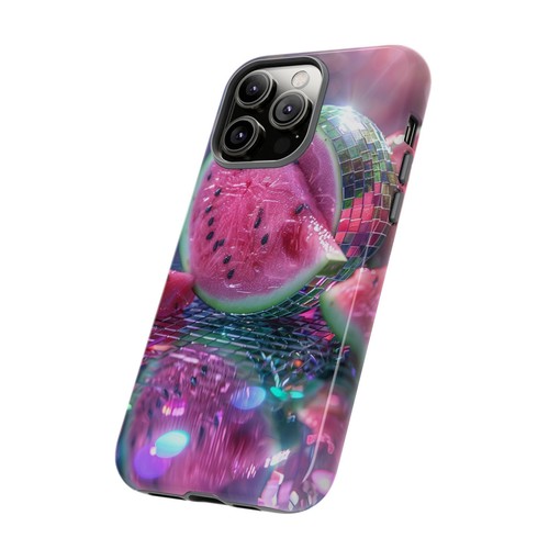 Watermelon Disco Ball Fruit Phone Case for iPhone, Samsung Galaxy, Pixel - 第 25/161 張圖片