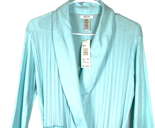 DKNY Wrap Dress Size P/S Wonder Blue Style:429433 New w/Tags - Picture 5 of 6