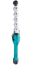 Bed Head Rock N’ Roller Clamp-Free, Bubble Teal Curling Wand 1” / 0.75”