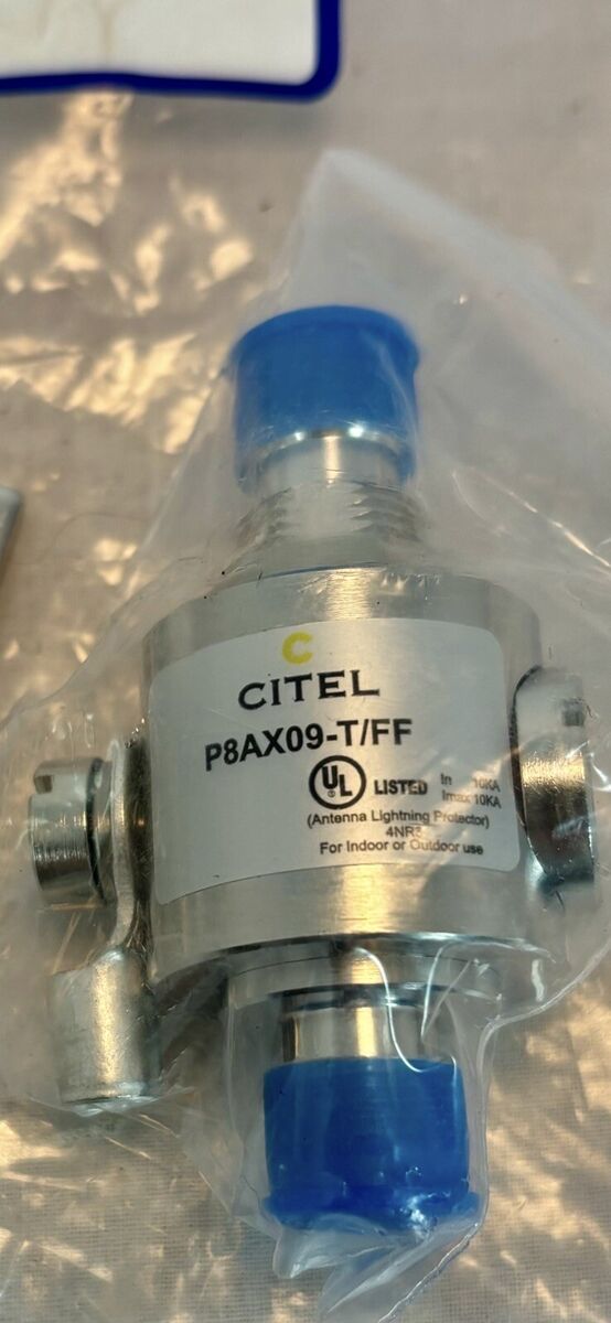 P8AX09-T/FF CITEL RF COAXIAL SURGE PROTECTOR 4NR3~P/N P8AX09-T/FF CITEL RF COAXIAL SURGE PROTECTOR 4NR3~P/N