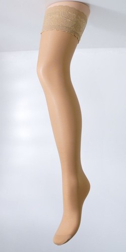 Trasparenze halterlose Strümpfe rosa Spitze 20 Den transparent matt Strumpfwaren Nylons - Bild 5 von 11