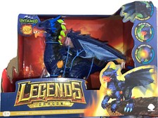 WowWee 3956 Untamed Legends Dragon - Vulcan Interactive Toy - Dark Blue