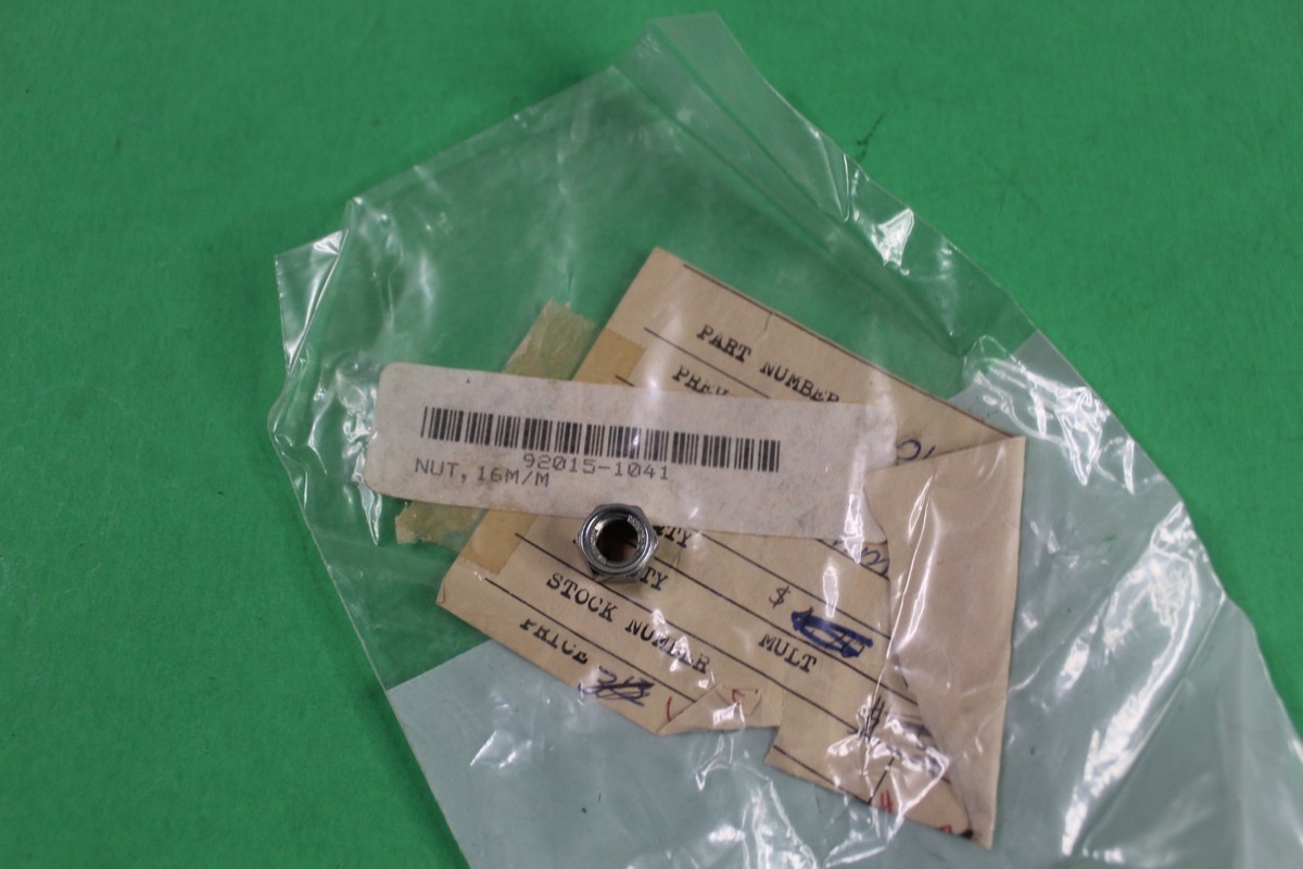 NOS Kawasaki Nut 16mm ZX600 ZX750 KZ1000 KZ1300 ZN1300 92015-1041