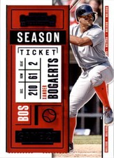 2020 Panini Contenders Season Ticket Purple #15 Xander Bogaerts - NM-MT