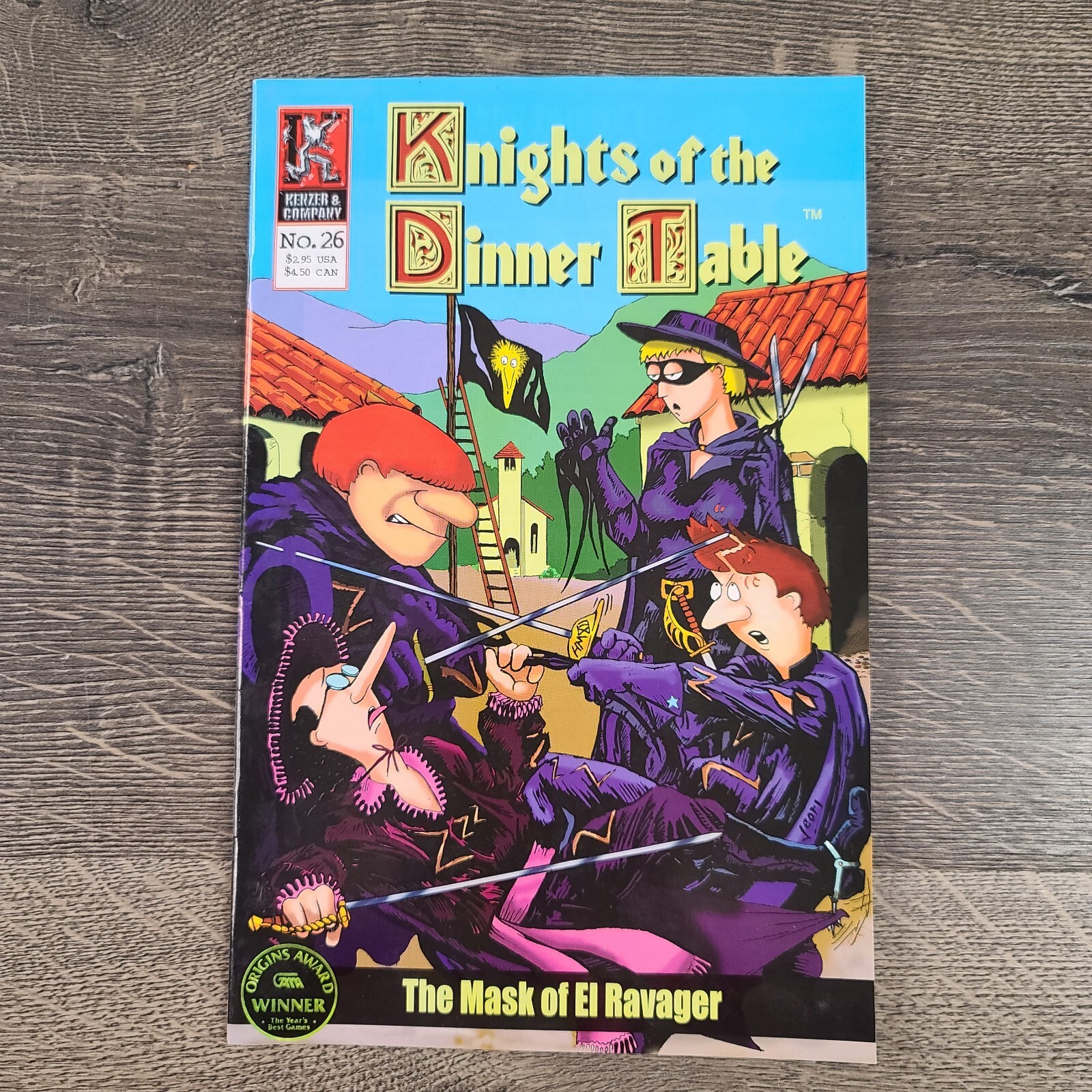 Knights of the Dinner Table Volume One (1994 Series) #26 The Mask of El Ravager