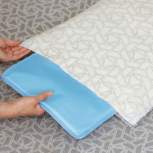 2 x Cool Cooling Gel Pad Pillow Cooling Mat Laptop Cushion Yoga Pet Bed Cold - Picture 6 of 12