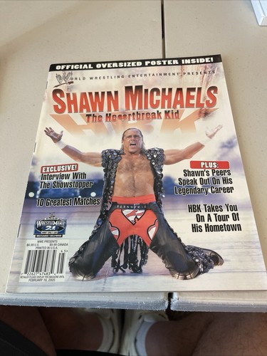 WWF Collectors Edition Magazine Lot Of 5 + Wrestlemania 20 Brochure Ticket Stub - Bild 3 von 7