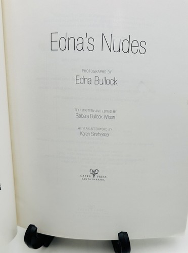 Edna's Nudes Photos by Edna Bullock 1995 Trade Paperback Signed By Edna Bullock - Imagen 4 de 4