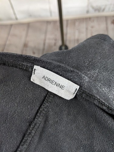Vestido para mujer ADRIENNE M negro tejido una línea manga larga texturizado elástico mediano - Imagen 5 de 6