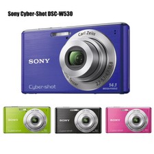 Sony DSC-W530 14.1MP CCD Vintage Digital Camera 4x Optical Zoom - 100 Working