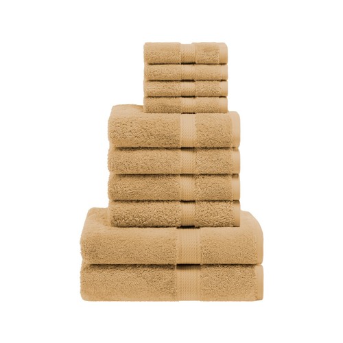 2 - 10 Piece Egyptian Cotton Luxury High Quality Soft Solid Towel Set Collection - Picture 588 of 603