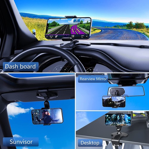 Handyhalterung Auto Armaturenbrett Universal KFZ Handy Smartphone Navi Halter - Bild 5 von 12