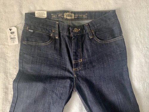 Vans Boys SKINNYMO Denim Slim Fit Low Rise Skinny Leg Skater Jeans Size 20 NWT - Picture 2 of 12