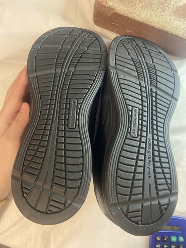 Para hombres New Balance 577 Todo Negro Caminar DSL-2 Zapatos-Correas de Gancho y Ojos-Talla 13 - Imagen 13 de 14