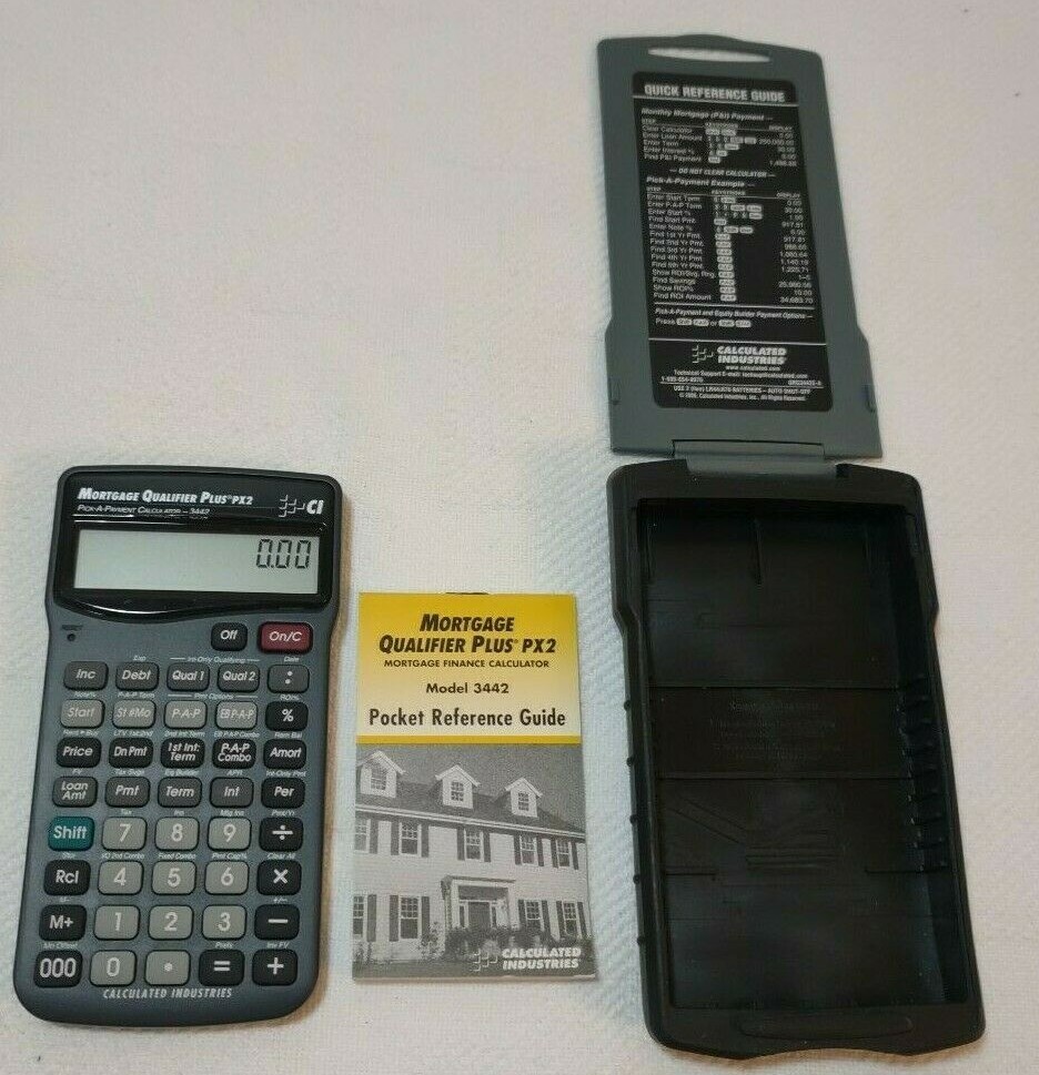 Limpiamente aborto congelador Calculated Industries mortgage Qualifier Plus PX2 3442 Calculator pick a payment | eBay Limpiamente aborto congelador Calculated Industries mortgage Qualifier Plus PX2 3442 Calculator pick a payment | eBay