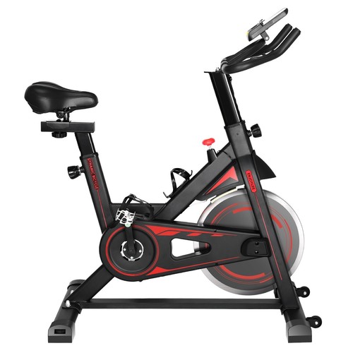 Heimtrainer LCD Indoor Cycling Fitness Bike Fahrrad Trimmrad Hometrainer 150 kg - Bild 3 von 9