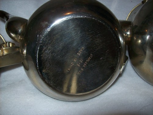 TEEKANNEN Edelstahl 18/8 Klappdeckel rund Strass Made in China SET 3 - Bild 7 von 11