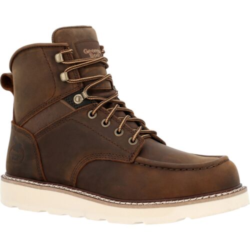GEORGIA BOOT CORE 37 WEDGE STEEL TOE WORK BOOTS GB00697 - ALL SIZES - NEW - Picture 3 of 7