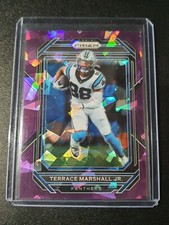 Terrace Marshall Jr. - Prizm 2021  - Panthers - Purple Cracked Ice - RC - /225