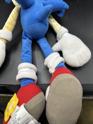 Sonic The Hedgehog Sonic Plush 26" Sega (#661) - Afbeelding 18 van 20
