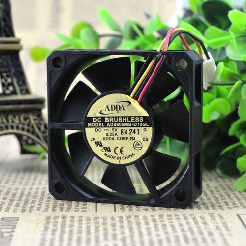 ADDA 6cm 6015 5V 0.25A AD0605MB-D72GL Inverter Server Industrial Cooling Fan - Picture 1 of 5