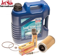 Oil Change Service Kit w/ Spark Plugs for SeaDoo 4-Tec GTX GTI Wake(2002-2016)