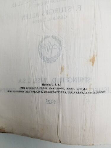 Antique Websters New Int Dictionary India Paper Edition 1923 Reference History - Picture 9 of 23