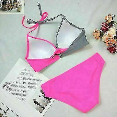 Women Padded Push Up Bikini Set Swimsuit Swimming Swimwear Summer Bathing Suits - Picture 12 of 54