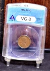 1914-D Lincoln Wheat Cent - ANACS VG8 (#59473-L)