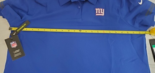New Womens Nike Dri Fit New York Giants On Field Polo Size XL CJ9874-495 NFL - Picture 7 of 12