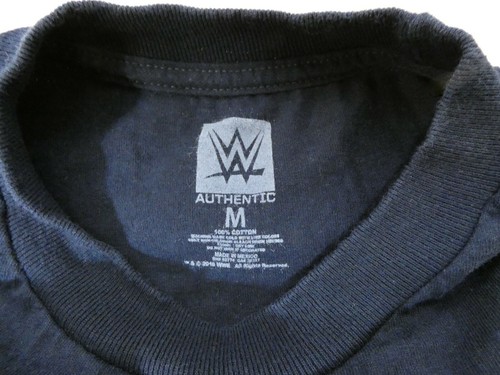 WWE Wrestlemania 32 Dallas Texas Long Sleeve Dark Blue T Shirt M Medium - Picture 7 of 7