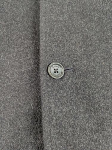 BANANA REPUBLIC Cashmere Charcoal Gray Overcoat Topcoat Trench Coat Jacket Men M - Picture 3 of 4