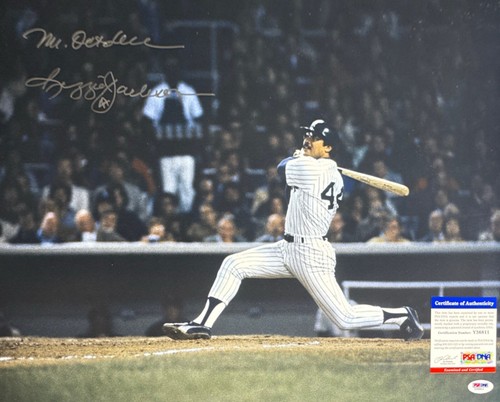 Reggie Jackson Signed 16x20 New York Yankees Photo 'Mr October' PSA Y36811 - Picture 2 of 2