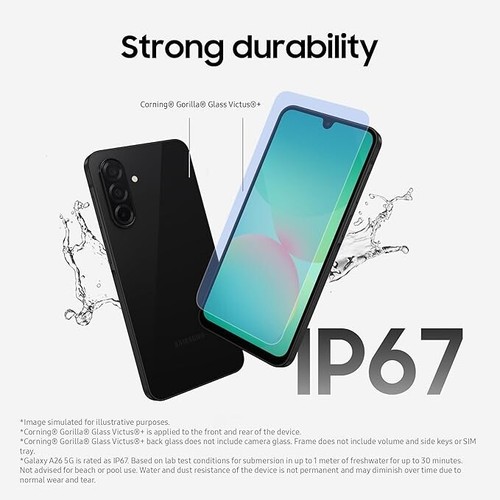 Samsung Galaxy A26 5G 128GB 6.7'' 6GB RAM UNLOCKED SMART PHONE BRAND NEW SEALED - Picture 8 of 14