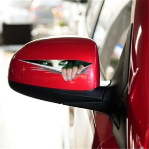 13*41cm 3D Car Sticker Decor with Simulation Eye Peeking Pattern cat/'s eye UK