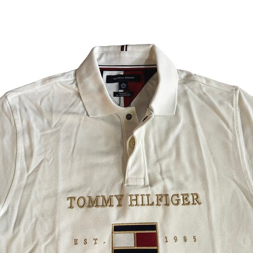 Tommy Hilfiger Men's Regular Fit New York City Embroidered Logo Badge Polo Shirt - Picture 32 of 35