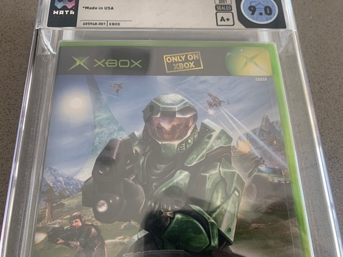 Halo: Combat Evolved First Print WATA 9.0 A+ Seal Graded Xbox, 2001 Black Label - Picture 3 of 12