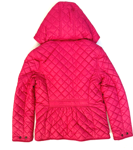 Polo Ralph Lauren Big Girl's L (12-14) Pink Water-Resistant Barn Jacket $135 NEW - Picture 4 of 8