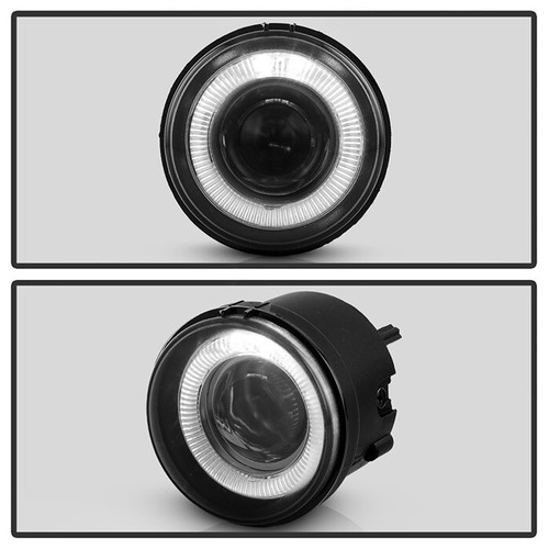 Spyder Halo Projector Fog Lights w/Switch For 04-12 Dodge/Chrysler/Jeep #5039026 - Picture 1 of 6