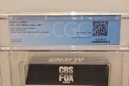 ALIENS VHS (CBS FOX 1987) | SEALED | CGC Graded 9.2 - Picture 4 of 4