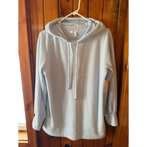 Nine West kuscheliges hellblaues Damentop Größe Large - Bild 1 von 4