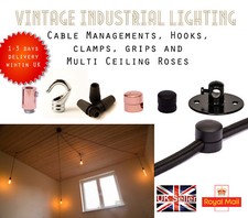 Cable Management Cable Grip Cable Clamp for Multi Ceiling Rose and bulb holder