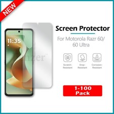 1-100 LOT LCD Clear Hydrogel Screen Protector for Motorola Razr 60/Razr 60 Ultra