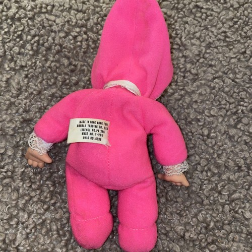 Vtg Thumb Sucking Baby Doll Pink Body Plastic Hands Face 7” Ronald Trading - Picture 4 of 6